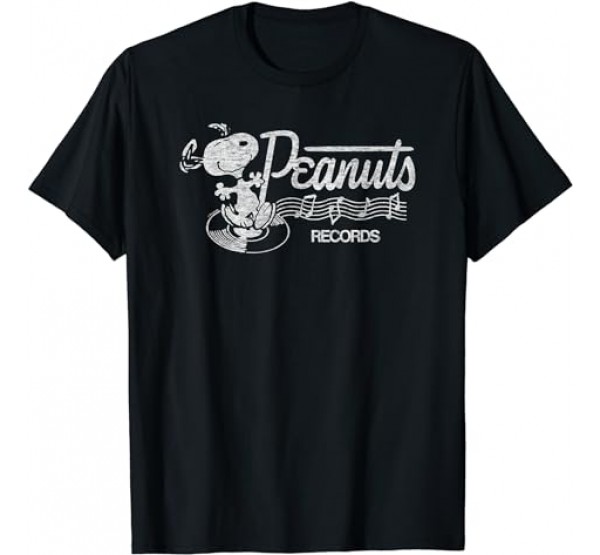 Peanuts - Records Dancing Snoopy T-Shirt